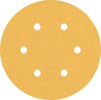 Bosch Accessoires Expert C470 schuurpapier voor excenterschuurmachines 150 mm, 6 gaten, K100 5-delig - 2608900816