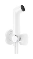 Hansgrohe bidethanddouche 1jet S EcoSmart voor koud water met porter en doucheslang 125 cm, mat wit