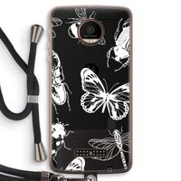 Tiny Bugs: Motorola Moto Z Force Transparant Hoesje met koord