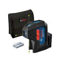 Bosch Blauw GPL 3 G | Professional Puntlaser | 30 meter | groen | incl batterijen en etui - 0601066N00 - thumbnail