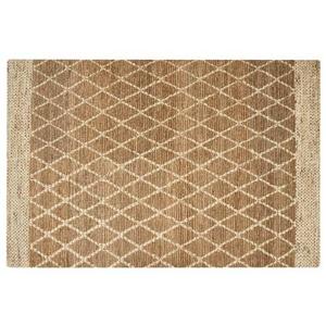 Beliani - ZORAVA - Laagpolig vloerkleed - Beige - 200 x 300 cm - Jute