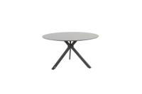 Locarno Tafelframe Antracite Met Locarno HPL Slate Tafelblad diameter 130 cm - 4so