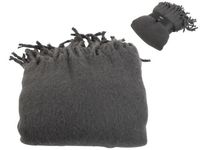 Gusta Plaid 130x170cm antraciet - thumbnail