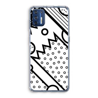 Pop Art #4: Motorola Moto G9 Plus Transparant Hoesje