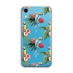 Kleurrijke papegaaien: iPhone XR Transparant Hoesje