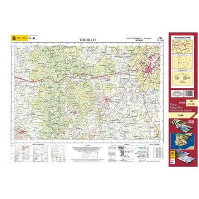 Topografische kaart 705 MT50 Trujillo | CNIG - Instituto Geográfico Nacional1