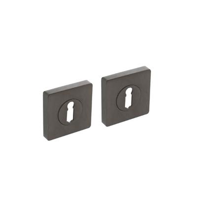 Intersteel Rozet vierkantTira sleutelgat antraciet - 0029.318586