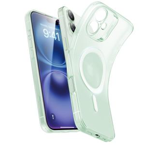 iPhone 16 Plus Zero Clear Case (HaloLock) Frosted Green