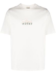 Autry t-shirt en coton à logo brodé - Blanc