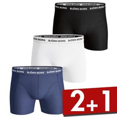 BjÃ¶rn Borg 6 stuks Essential Shorts * Actie *
