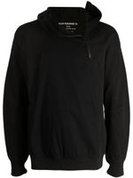 Maharishi hoodie en coton biologique à manches longues - Noir