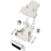 TRU COMPONENTS TCTRIM15DBSK 7709500 D-sub female connectorset 180 ° Aantal polen: 15 Soldeerkelk 1 stuk(s)