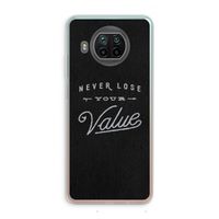 Never lose your value: Xiaomi Mi 10T Lite 5G Transparant Hoesje