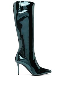 Giuseppe Zanotti bottes à bout pointu 95 mm - Vert