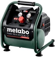 Metabo power 160-5 18 ltx bl of 18v li-ion accu compressor body | 8 bar | 120l/min | koolborstelloos - 601521850