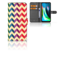 Motorola Moto G9 Play | E7 Plus Telefoon Hoesje Zigzag Multi Color