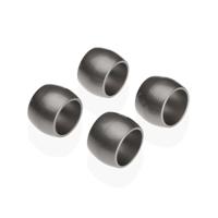 Servetring Versa Zilverkleurig Polypropyleen 4,7 x 3,2 x 4,7 cm 4 Onderdelen