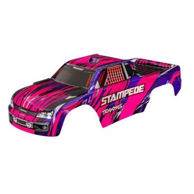 Traxxas - Body, Stampede - Roze (Clipless mounts) (TRX-3620A-PINK)