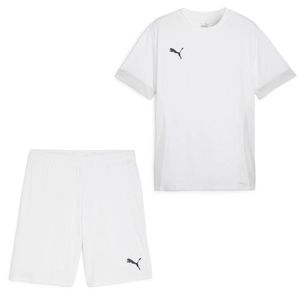 PUMA teamGOAL Matchday Voetbaltenue Kids Wit Zwart