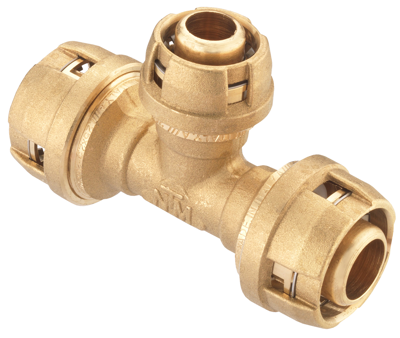 Cornat Steekfitting T-Stuk 26X20X26Mm Ms - VRST660870