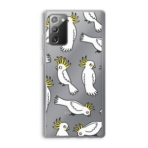 Papegaai: Samsung Galaxy Note 20 / Note 20 5G Transparant Hoesje