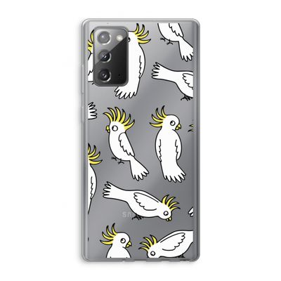 Papegaai: Samsung Galaxy Note 20 / Note 20 5G Transparant Hoesje