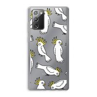Papegaai: Samsung Galaxy Note 20 / Note 20 5G Transparant Hoesje