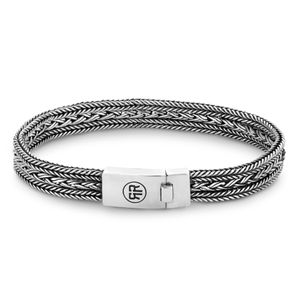 Rebel and Rose RR-BR018-S Armband Electra zilver XL 23 cm