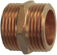 Cornat messing dubbele nippel 3/4 - flor92750