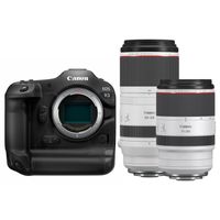Canon EOS R3 systeemcamera Zwart + RF 70-200mm f/2.8L IS USM + 100-500mm f/4.5-7.1L IS USM