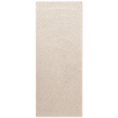Vloerkleed Eleni - Creme maat: 200x80cm - materiaal: Wol - Dekbed-Discounter.nl