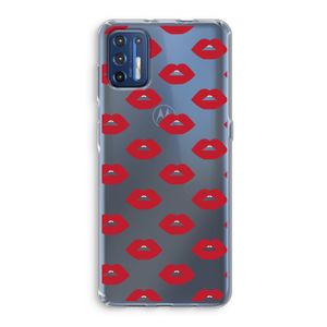 Lips: Motorola Moto G9 Plus Transparant Hoesje