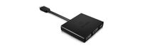 ICY BOX IB-DK4031-CPD notebook dock & poortreplicator Bedraad USB 3.2 Gen 1 (3.1 Gen 1) Type-C Zwart - thumbnail