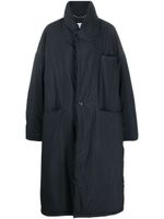 Maison Margiela manteau boutonné à col montant - Noir