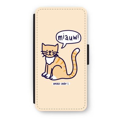 Miauw: iPhone SE 2020 Flip Hoesje