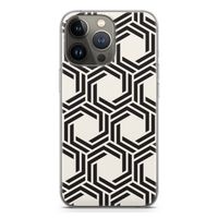 Geometrisch patroon: iPhone 13 Pro Transparant Hoesje