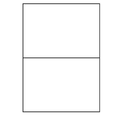 Premium A4 etiketten 210 x 148 mm wit 100 vel Sorex