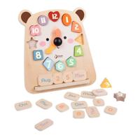 Classic World houten klok beer