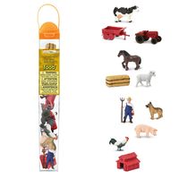 Plastic speelgoed boerderij figuren   - - thumbnail