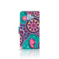 Samsung Galaxy A6 2018 Hoesje Cirkels en Vlinders - thumbnail