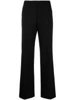 ASPESI pantalon évasé à design asymétrique - Noir ASPESI pantalon évasé à design asymétrique - Noir