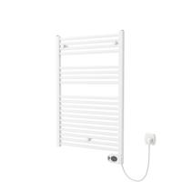 Plieger Elba Electrical Elektrische Designradiator - 94.2x50cm - met thermostaat - 500w - wit 1550006