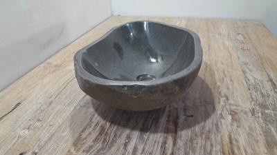 Flussstein Waschschale RL250323, 52x36x15 cm