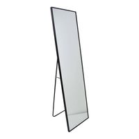 Fragix York Passpiegel - Zwart - Aluminium - 150x40