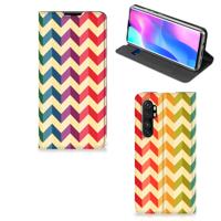 Xiaomi Mi Note 10 Lite | Hoesje met Magneet | Zigzag Multi Color