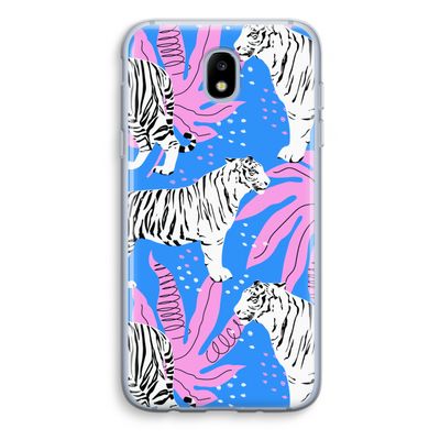 Tijger: Samsung Galaxy J5 (2017) Transparant Hoesje