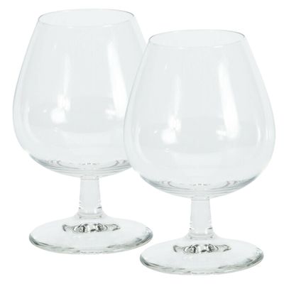 Cognac/likeur glazen - 16 stuks - transparant - 350 ml