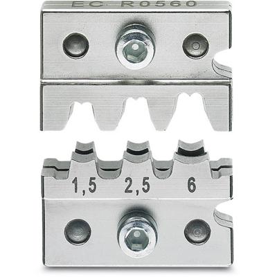 Phoenix Contact CF 500/DIE SC 6 1212242 Krimpprofiel Platte insteekhulzen, Platte stekkers 0.5 tot 6 mm² Geschikt voor merk Phoenix Contact 467893, 469887