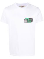 MODES GARMENTS t-shirt en coton à imprimé graphique - Blanc