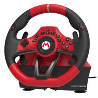 Hori Mario Kart Racing Wheel Pro Deluxe Zwart, Rood USB Stuurwiel + pedalen Analoog Nintendo Switch - thumbnail